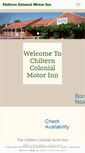 Mobile Screenshot of chilterncolonial.com.au